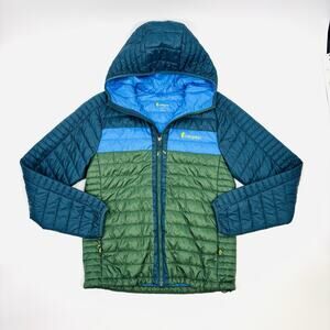 Cotopaxi Capa Insulated Hooded Jacket Mens Medium Deep Ocean Blue Puffer